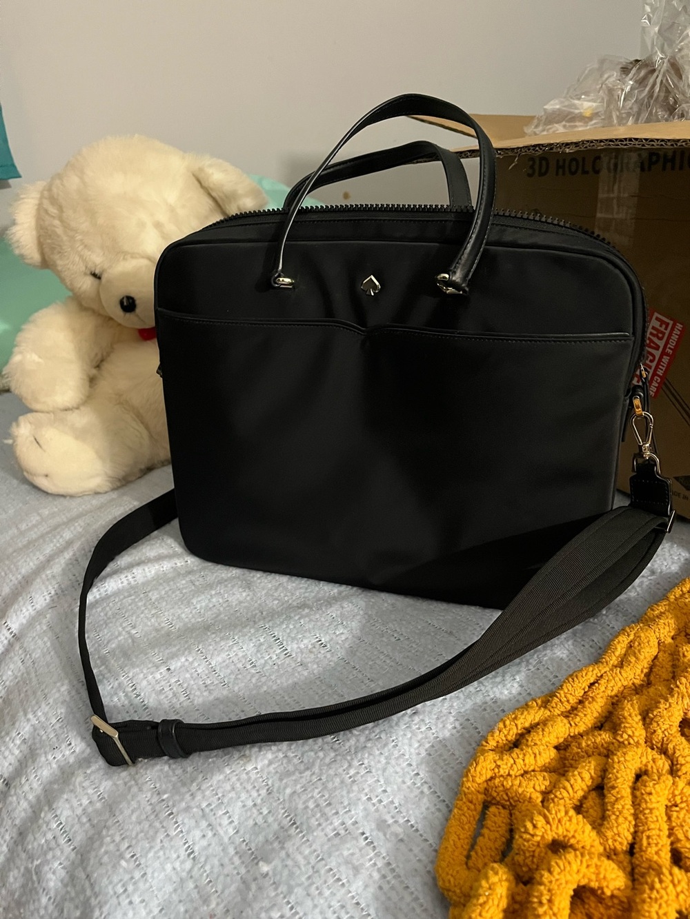 kate spade Black Laptop Bag with Shoulder Strap